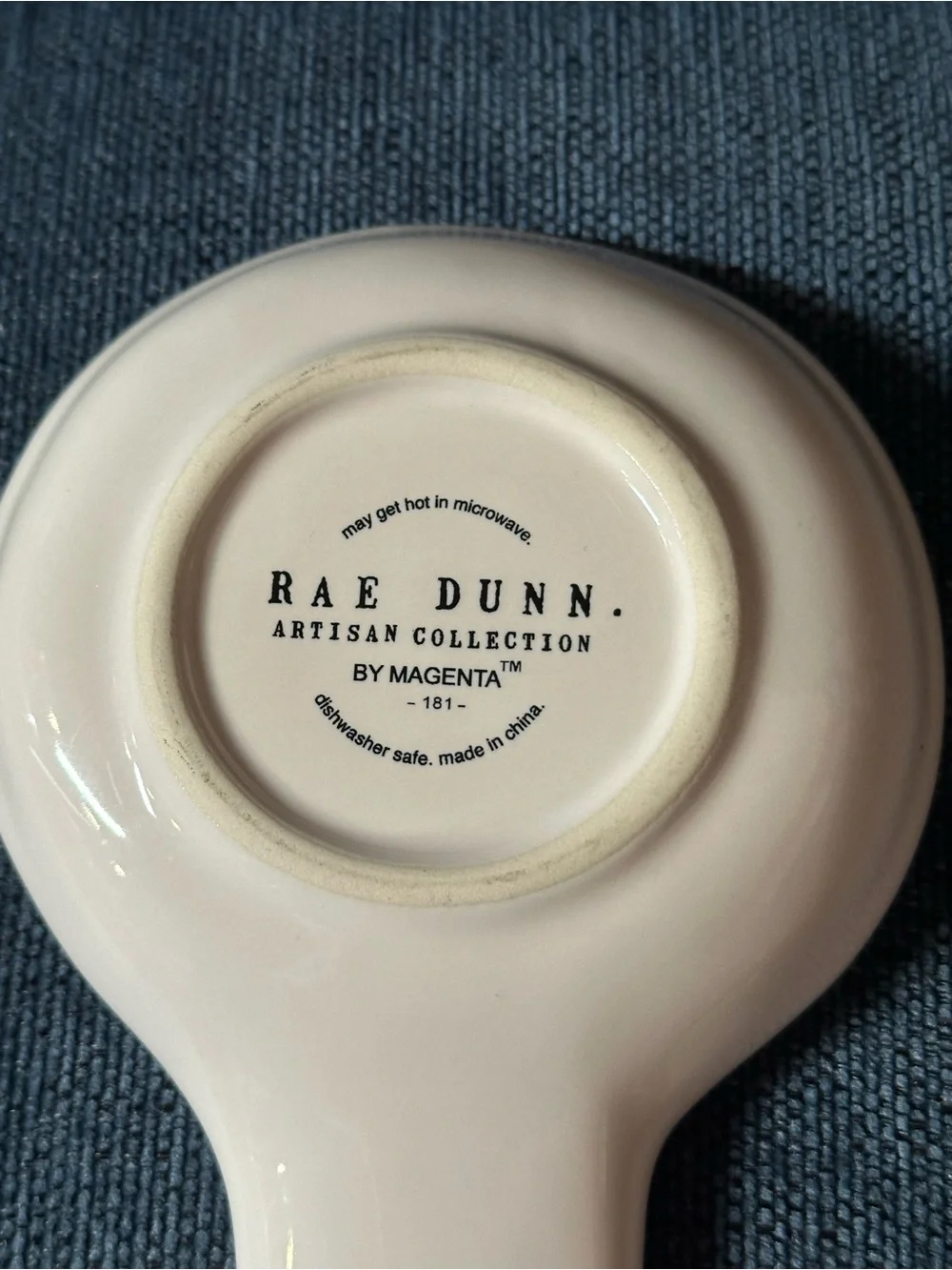 Rae Dunn Floral Ceramic Spoon Rest